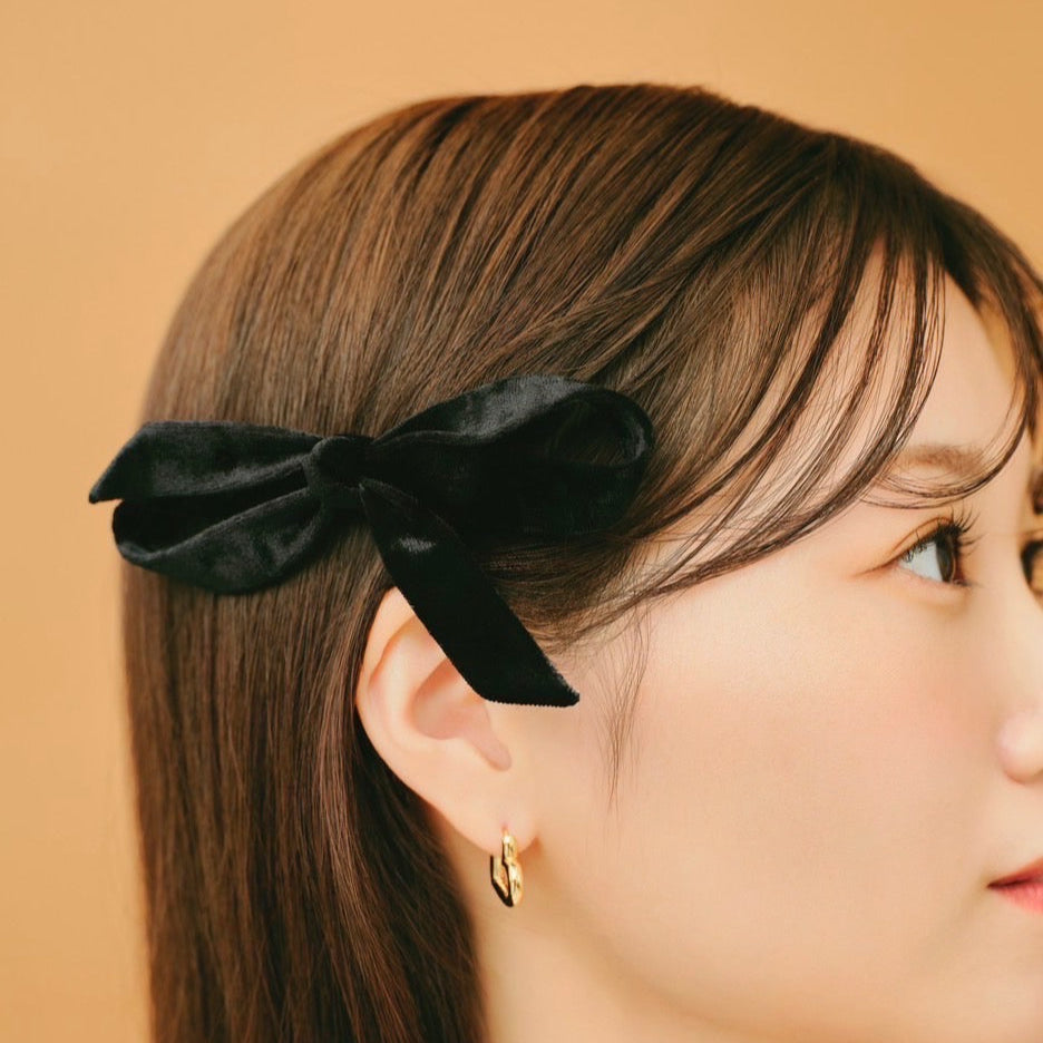 “ちょあちょあ” Velours Barrette