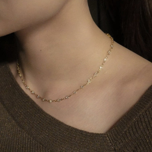 Crystal Drops Necklace